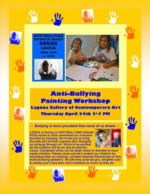 anti bullying poster for children's workshop